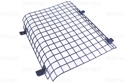 Image of BR1634, a 'GALVANISED SINGLE HEADLAMP GUARD - SERIES 11 AND 111 / DEFENDER' part